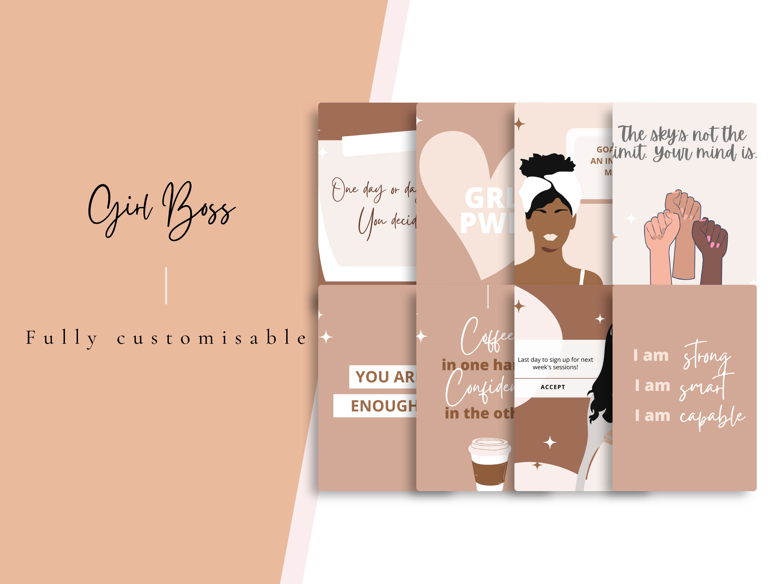 Lady Boss Instagram Templates